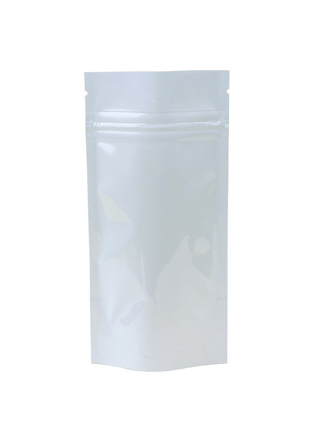 AwePackage Clear White Resealable Smell Proof Foil Pouch Bag - Airtight Zipper (50, 5 x 8-1/4 (Half)) - Image 2